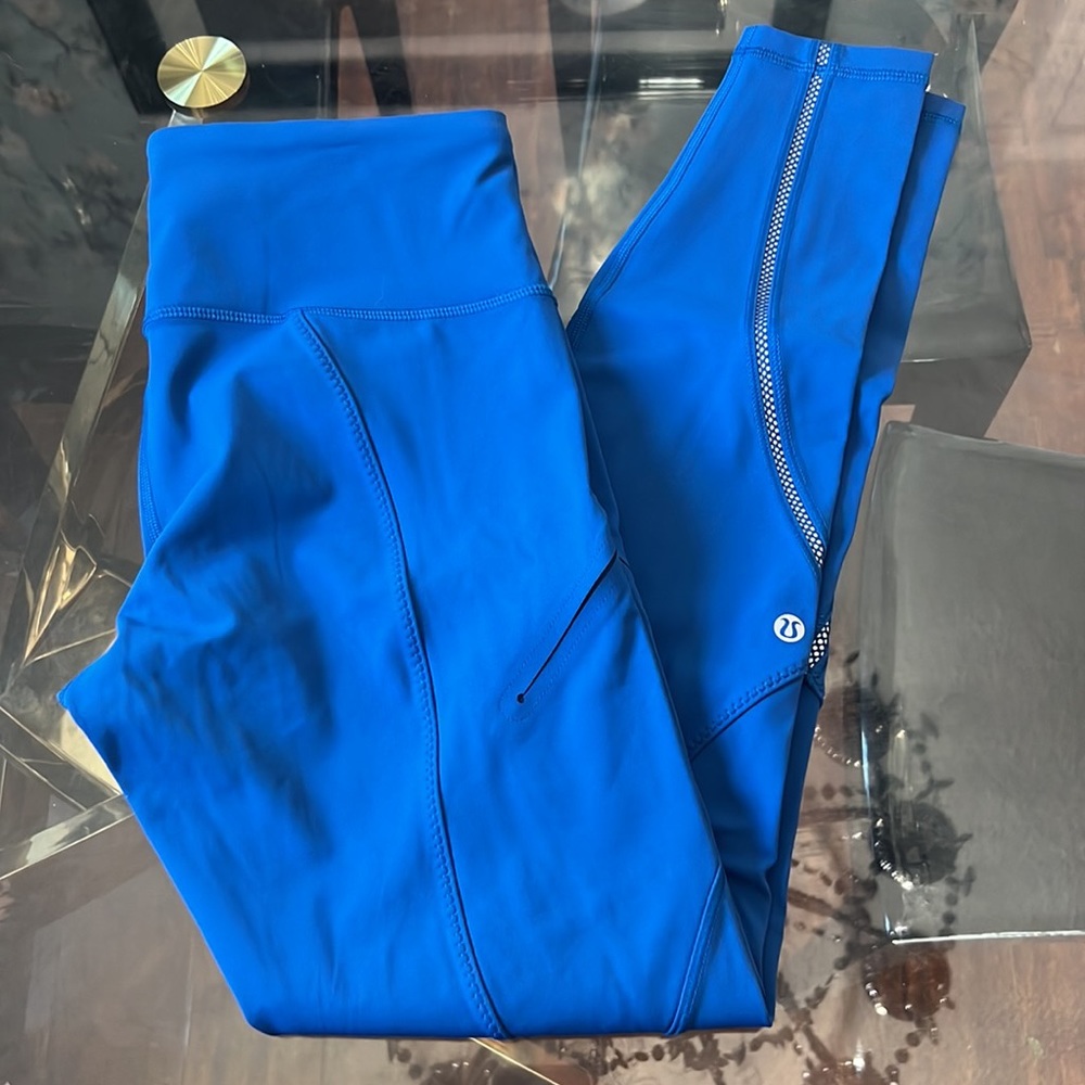 Lululemon New Without Tags Electric Blue Leggings